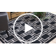 Tapijt AMOUR 53078B zwart - Geometrisch, kleur modern, elegant